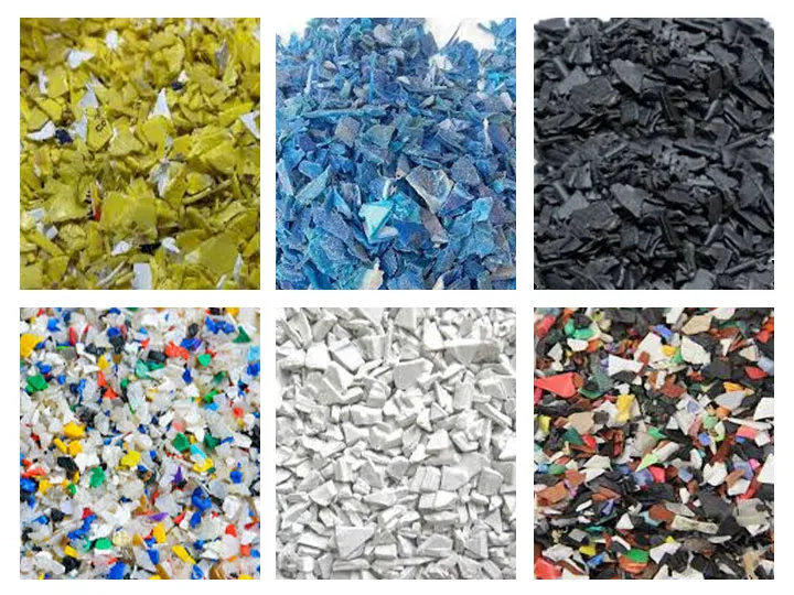 Reciclagem de plástico reciclado